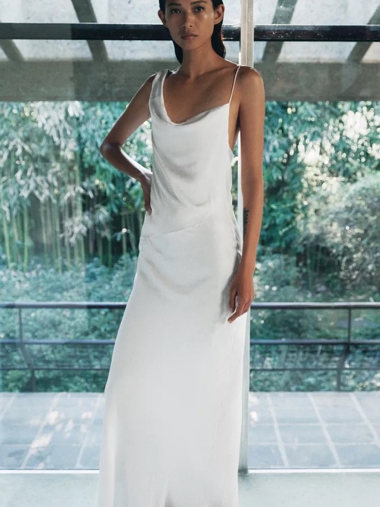 Zara Dresses & Skirts - Zara satin low back dress